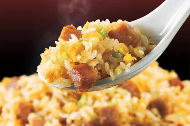 本格炒め炒飯の炒め工程