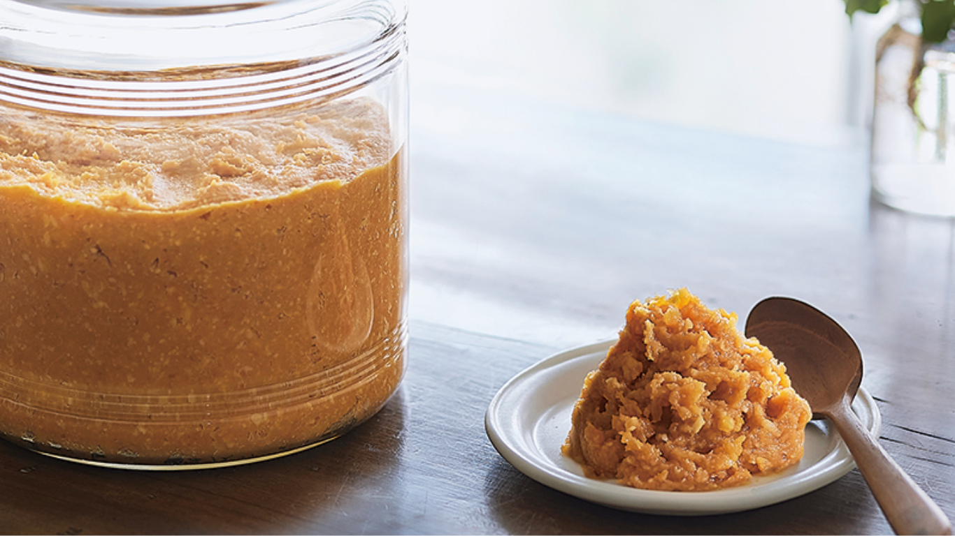 手作り味噌の材料