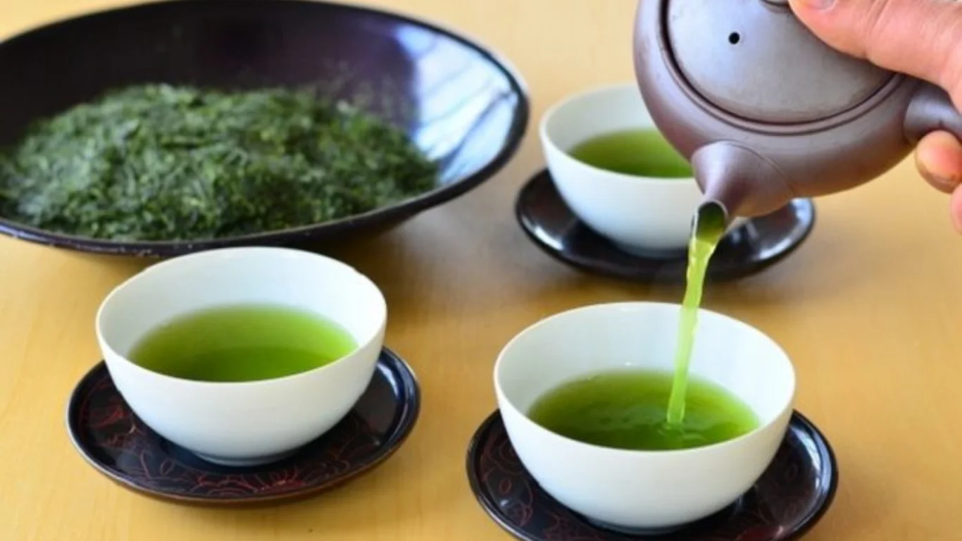 急須で丁寧に淹れる日本茶