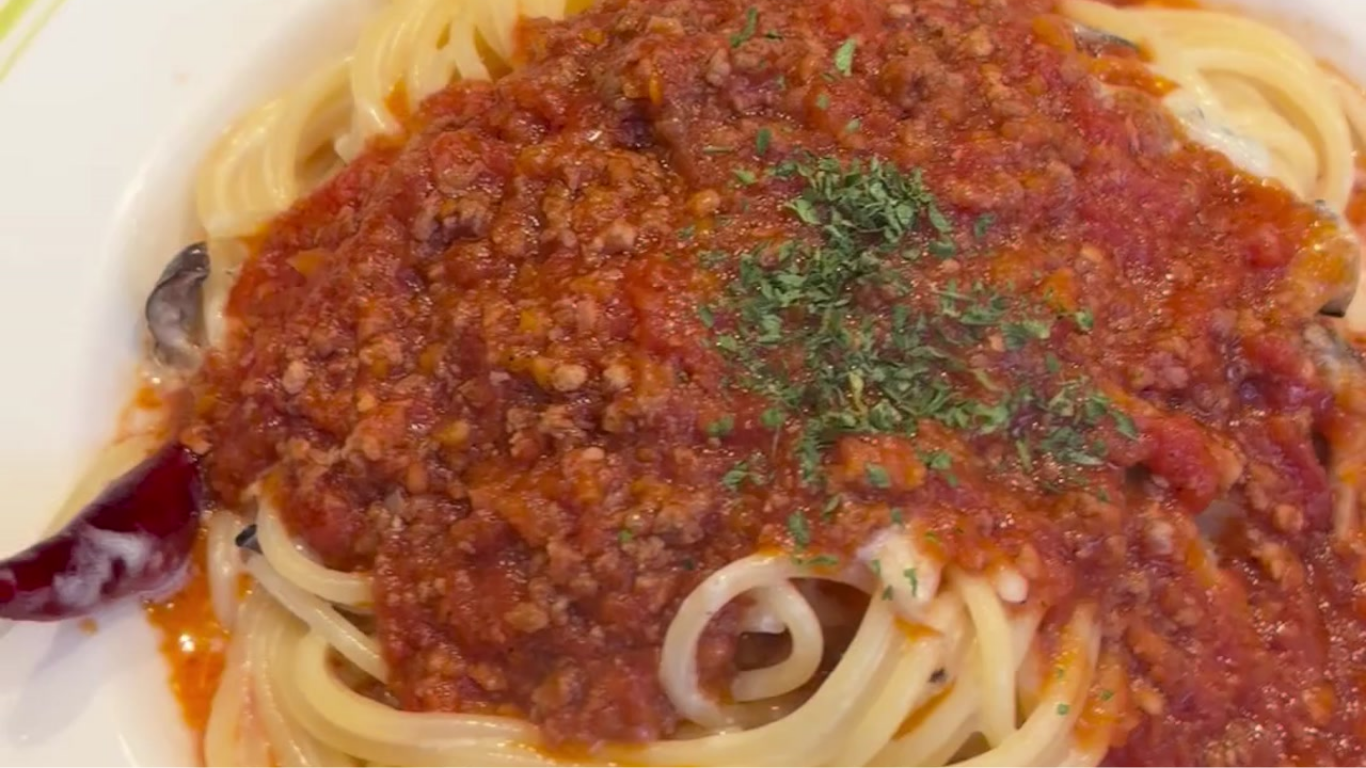 あるでん亭のパスタ