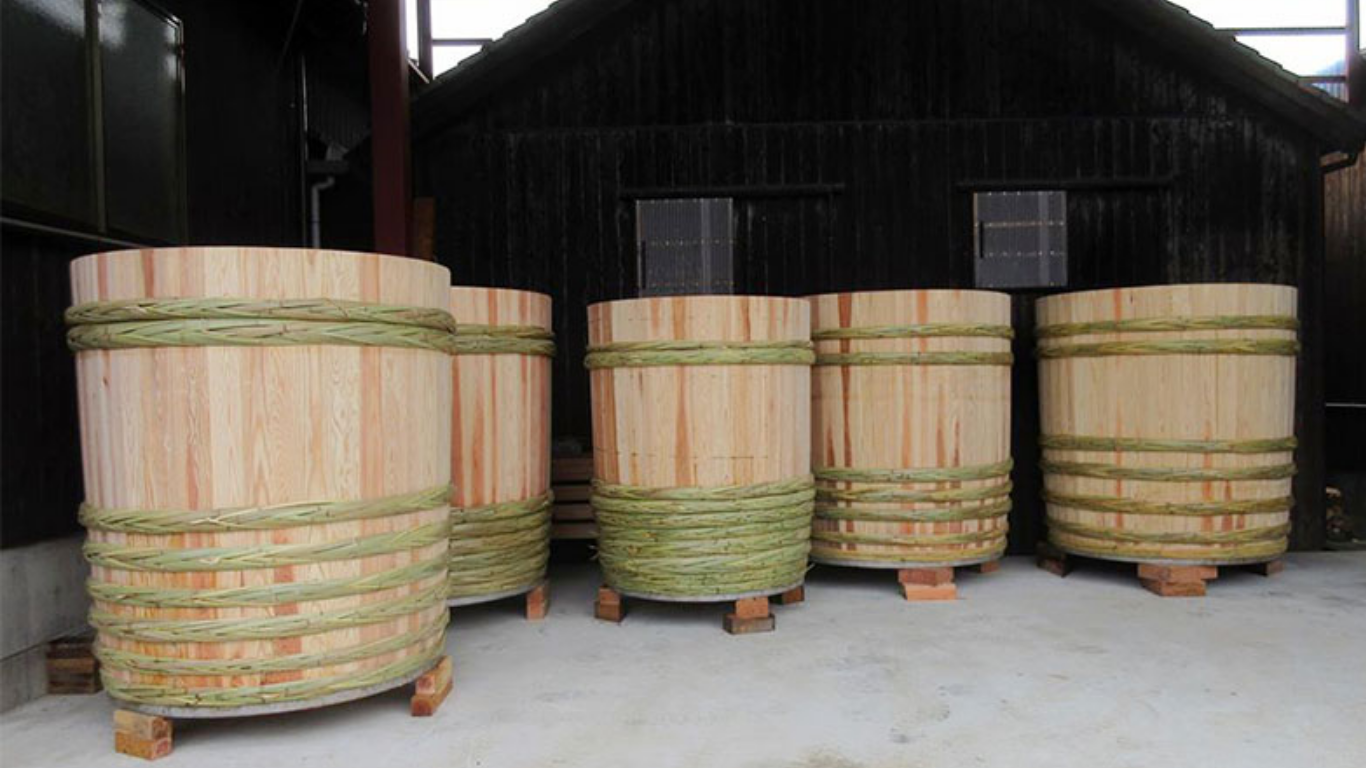 醤油蔵の木桶